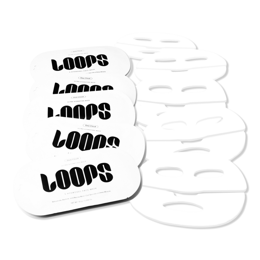 Loops Dew Cloud Ultra Hydrating Face Mask 5 Piece Set