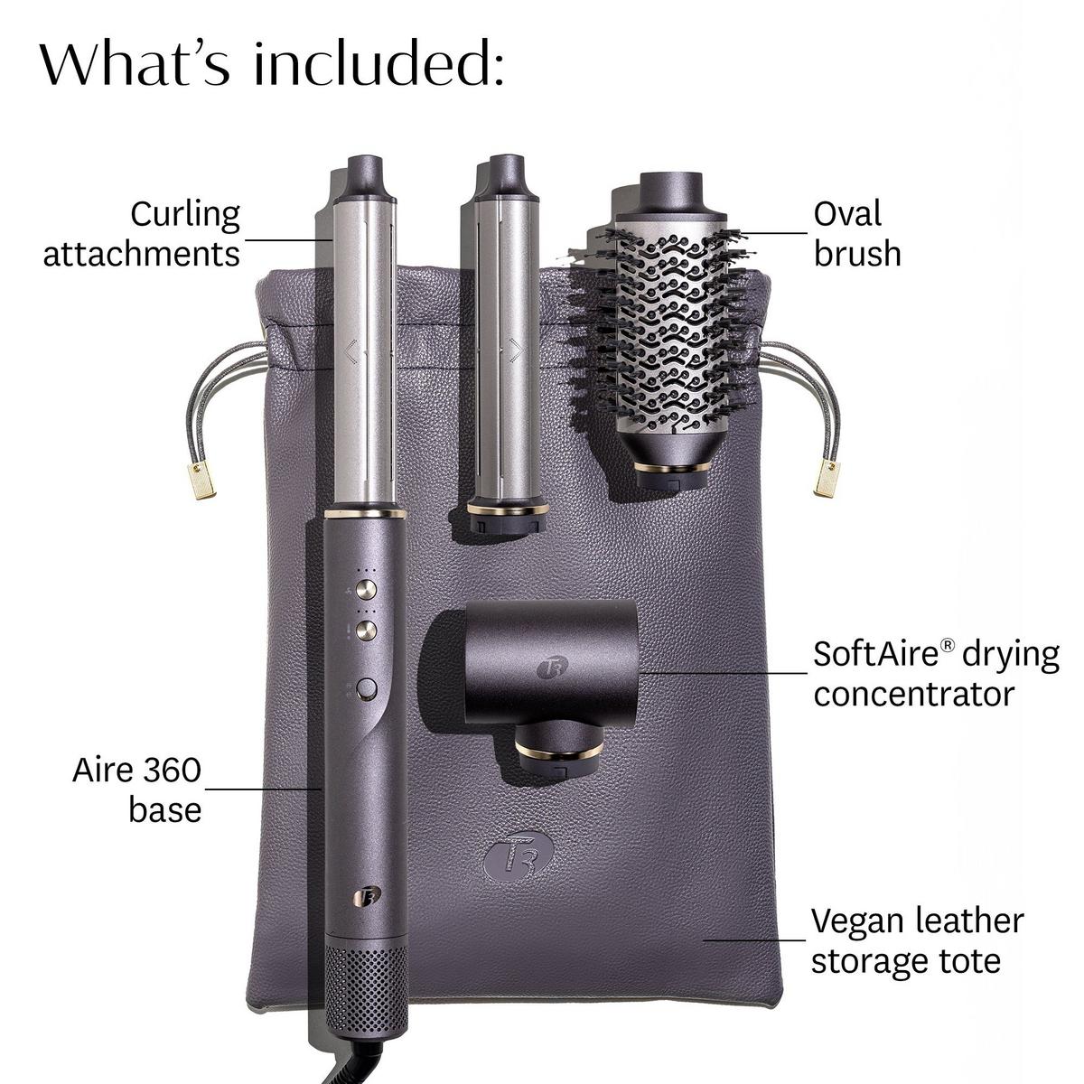 Aire 360 Ceramic Air Styler Blowout Kit - Sugar Plum