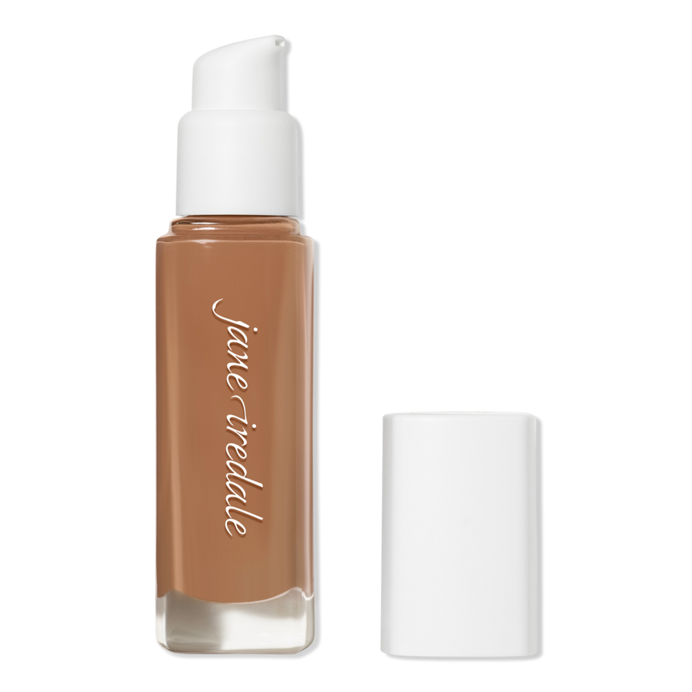 Jane Iredale Skintuition Spf 30 Radiance-boosting Liquid Foundation - 54 Medium Dark In Gray