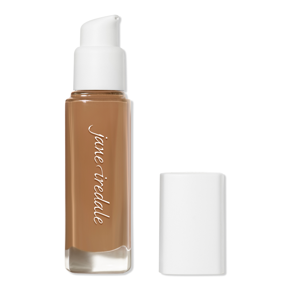 Jane Iredale Skintuition Spf 30 Radiance-boosting Liquid Foundation - 56 Medium Dark In Brown