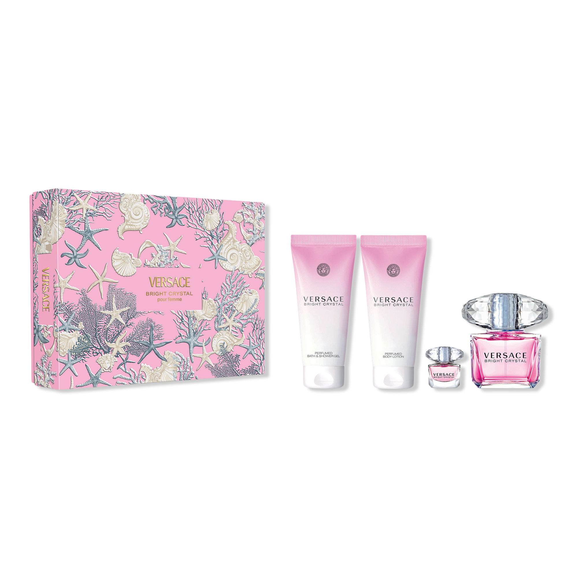 Versace Bright Crystal 4-Piece Gift Set #1