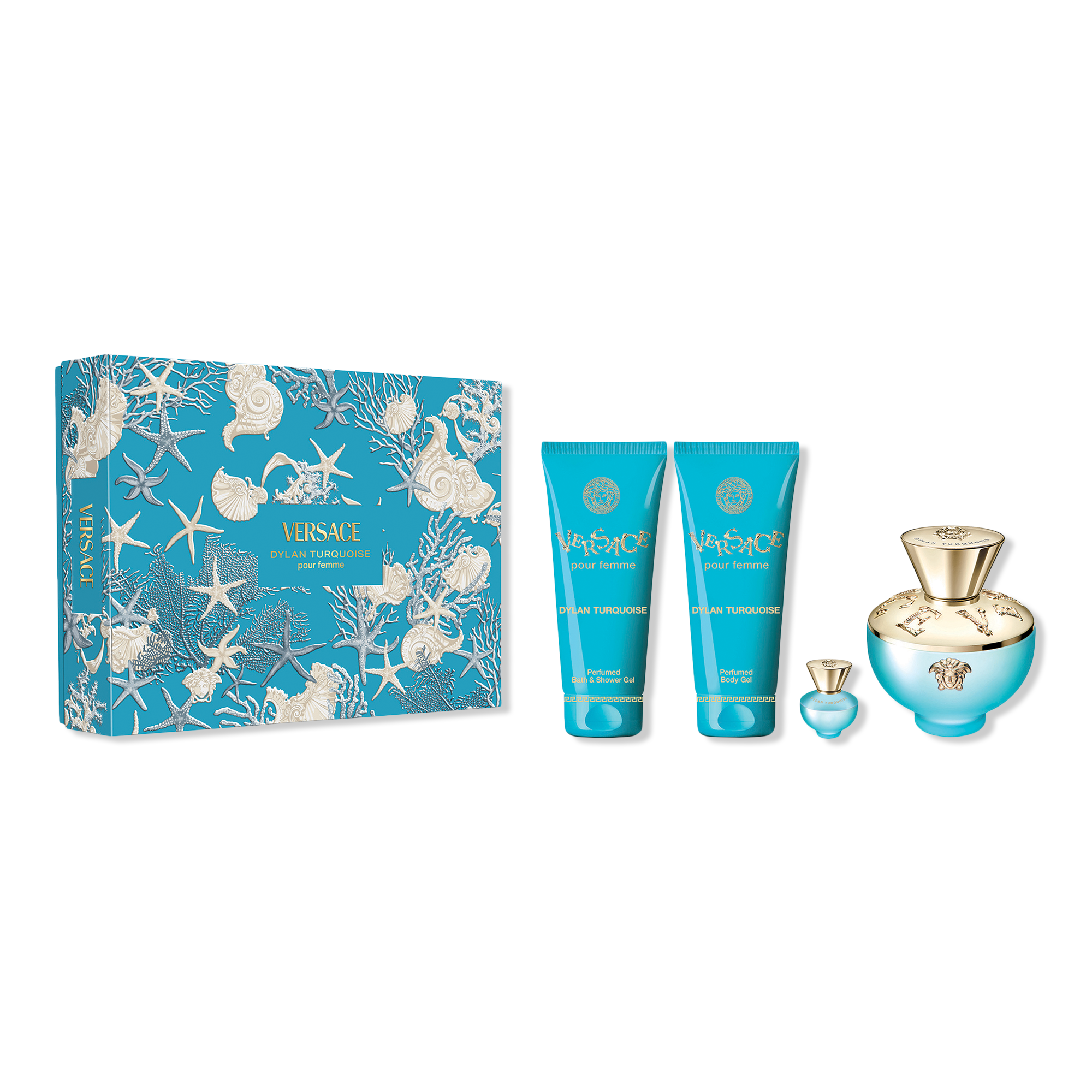 Versace Dylan Turquoise 4-Piece Gift Set #1