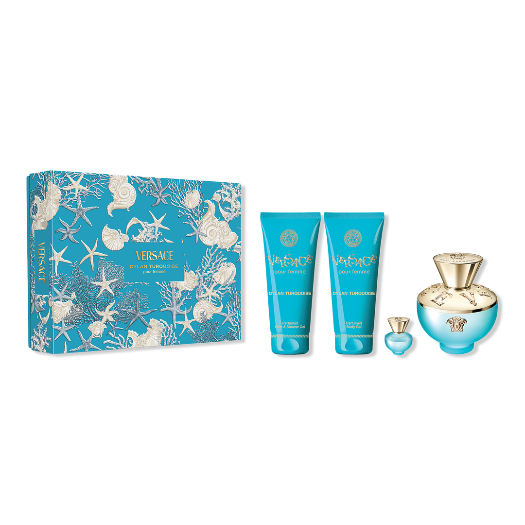 Versace Dylan Turquoise 4-Piece Gift Set #1