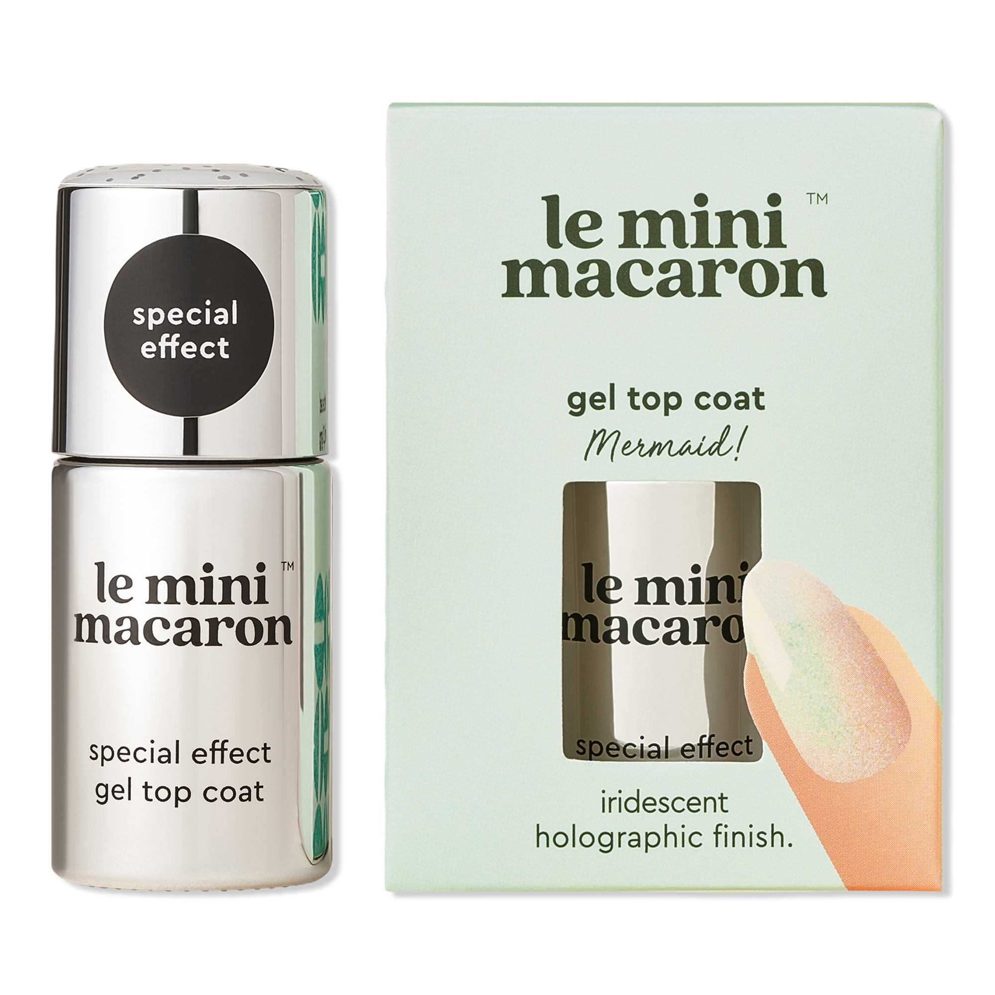 Le Mini Macaron Special Effect Gel Top Coat - Mermaid #1