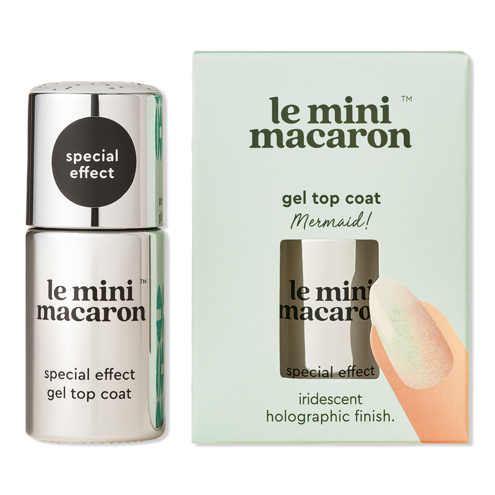 Le Mini Macaron Special Effect Gel Top Coat - Mermaid