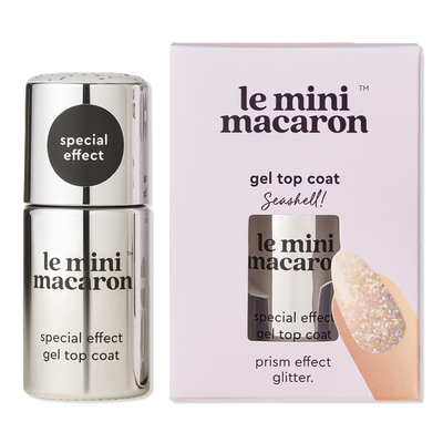 Le Mini Macaron Special Effect Gel Top Coat - Seashell