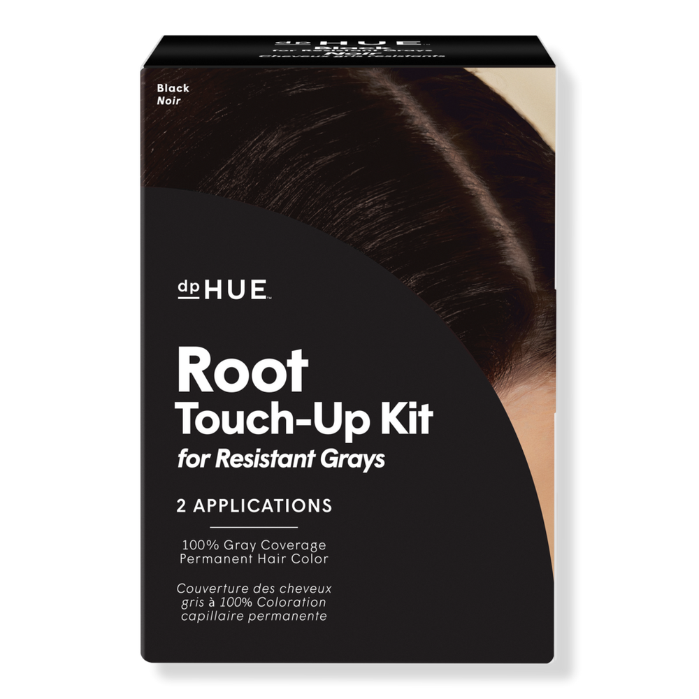 Dphue Root Touch-up Kit For Resistant Gray Hair - Black In Black