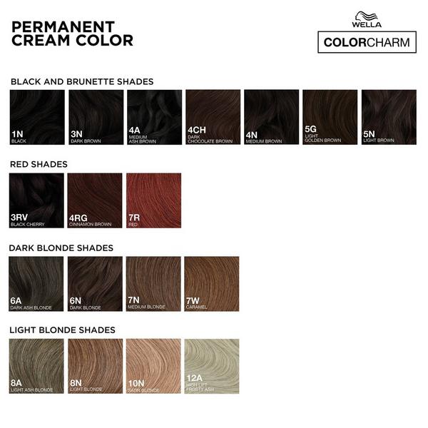 Wella Colorcharm Permanent Cream Hair Color #8