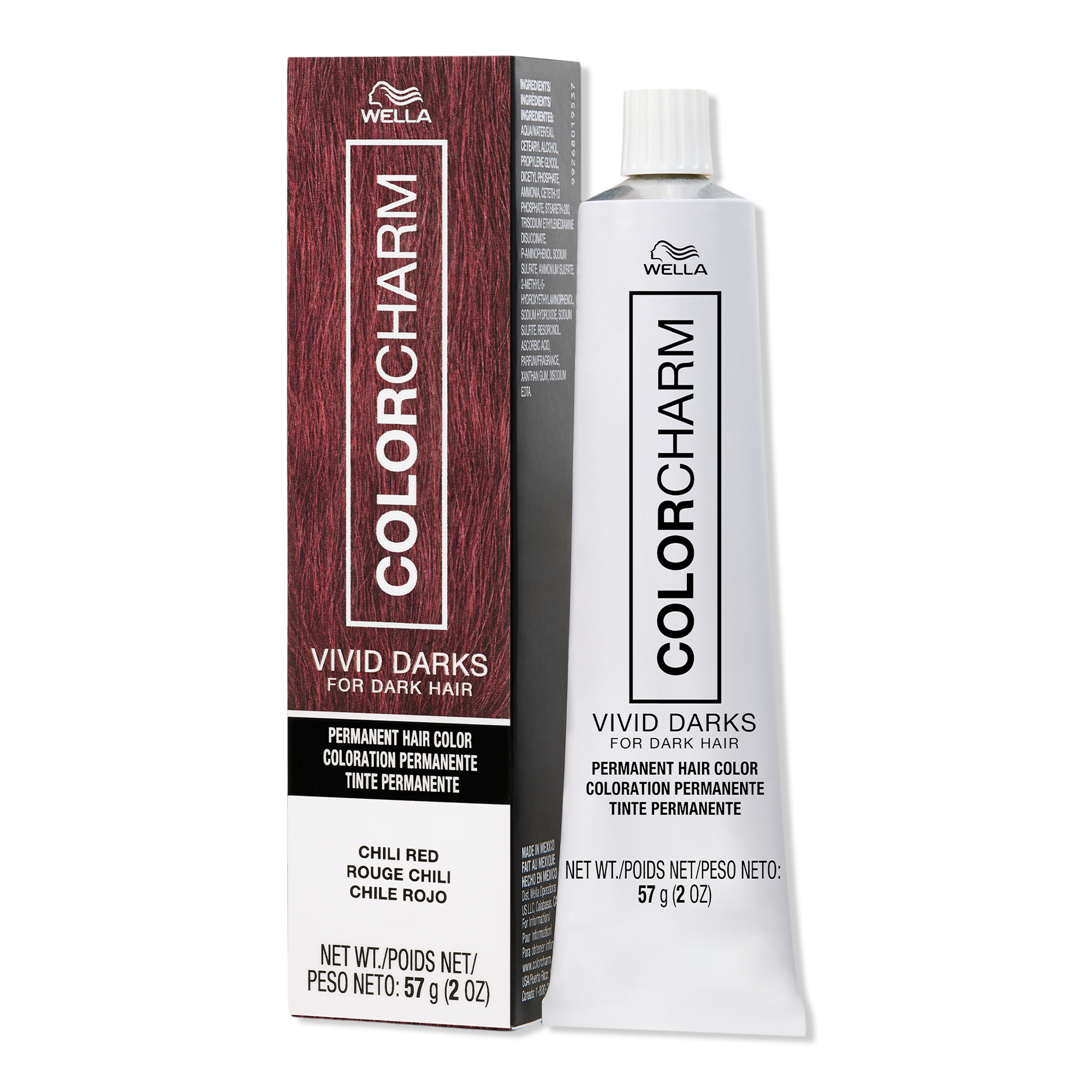 Wella Colorcharm Vivid Darks Permanent Cream Hair Color #1