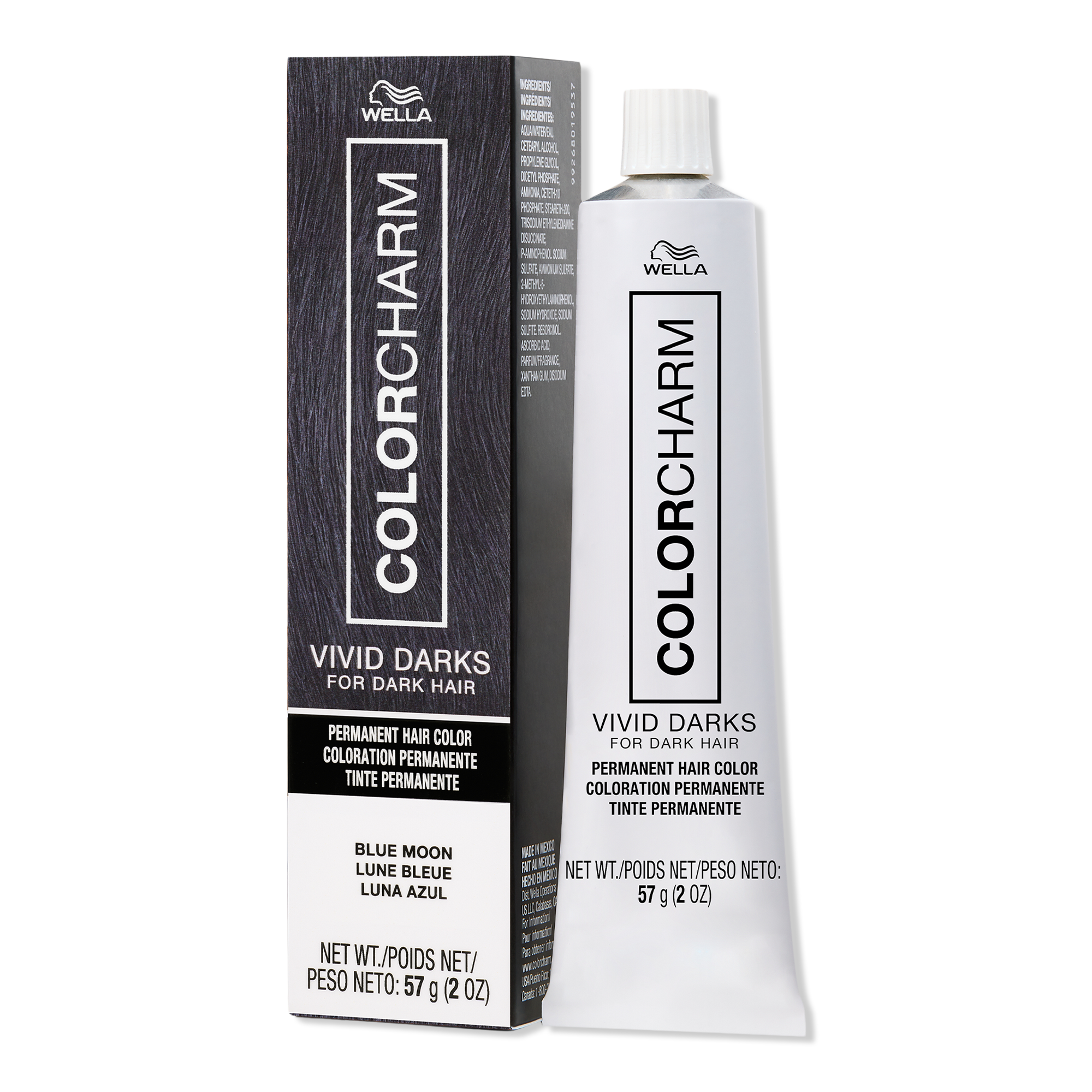 Wella Colorcharm Vivid Darks Permanent Cream Hair Color #1