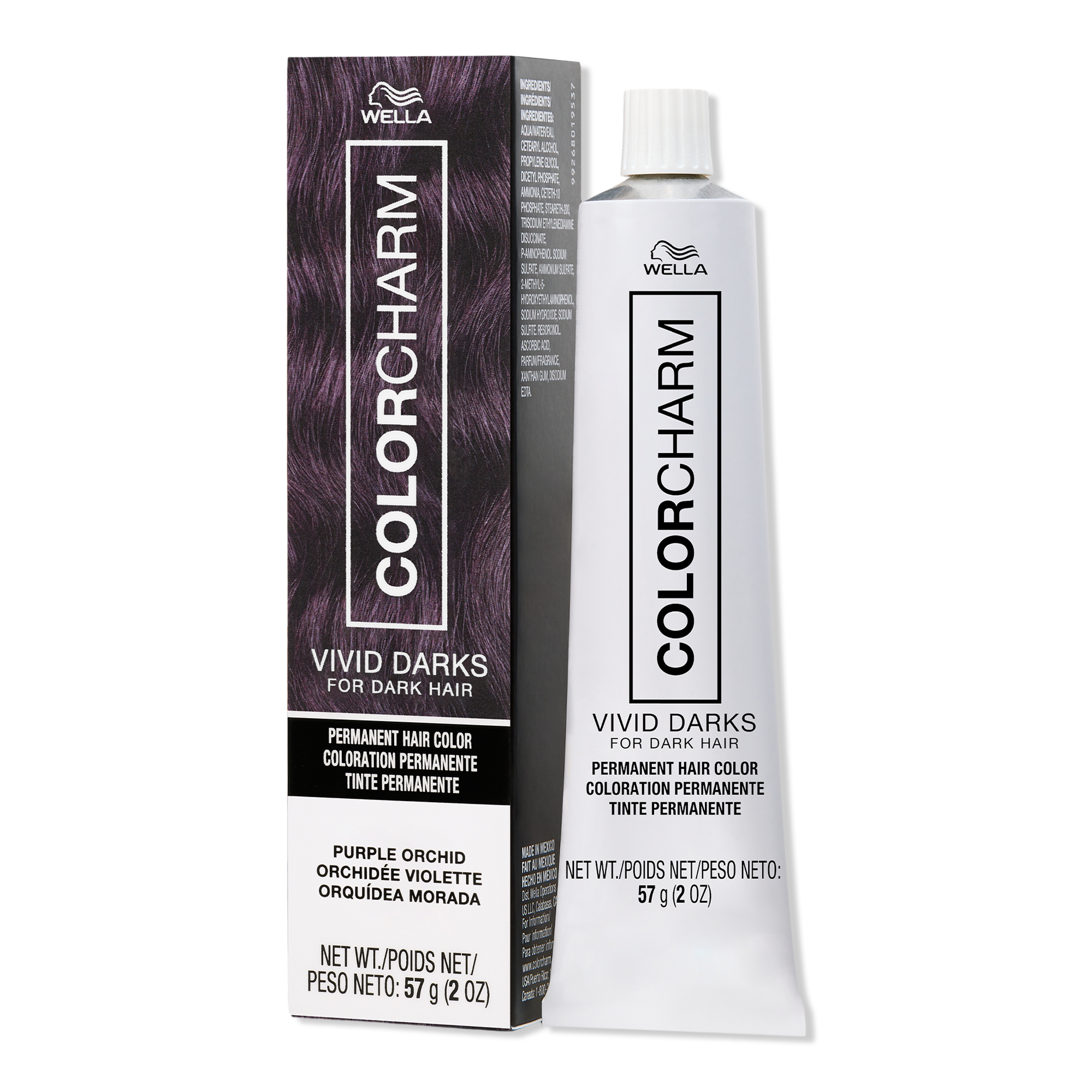 Wella Colorcharm Vivid Darks Permanent Cream Hair Color #1
