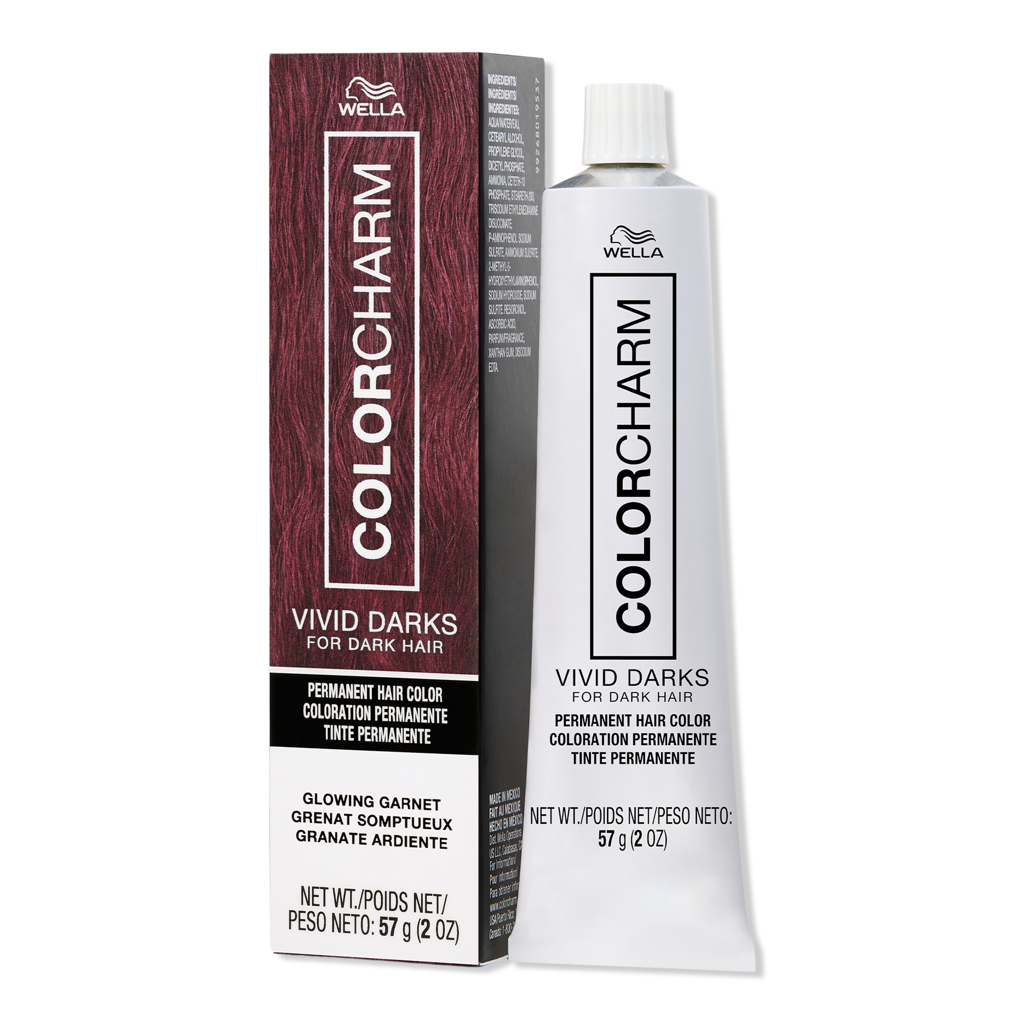 Wella Colorcharm Vivid Darks Permanent Cream Hair Color #1