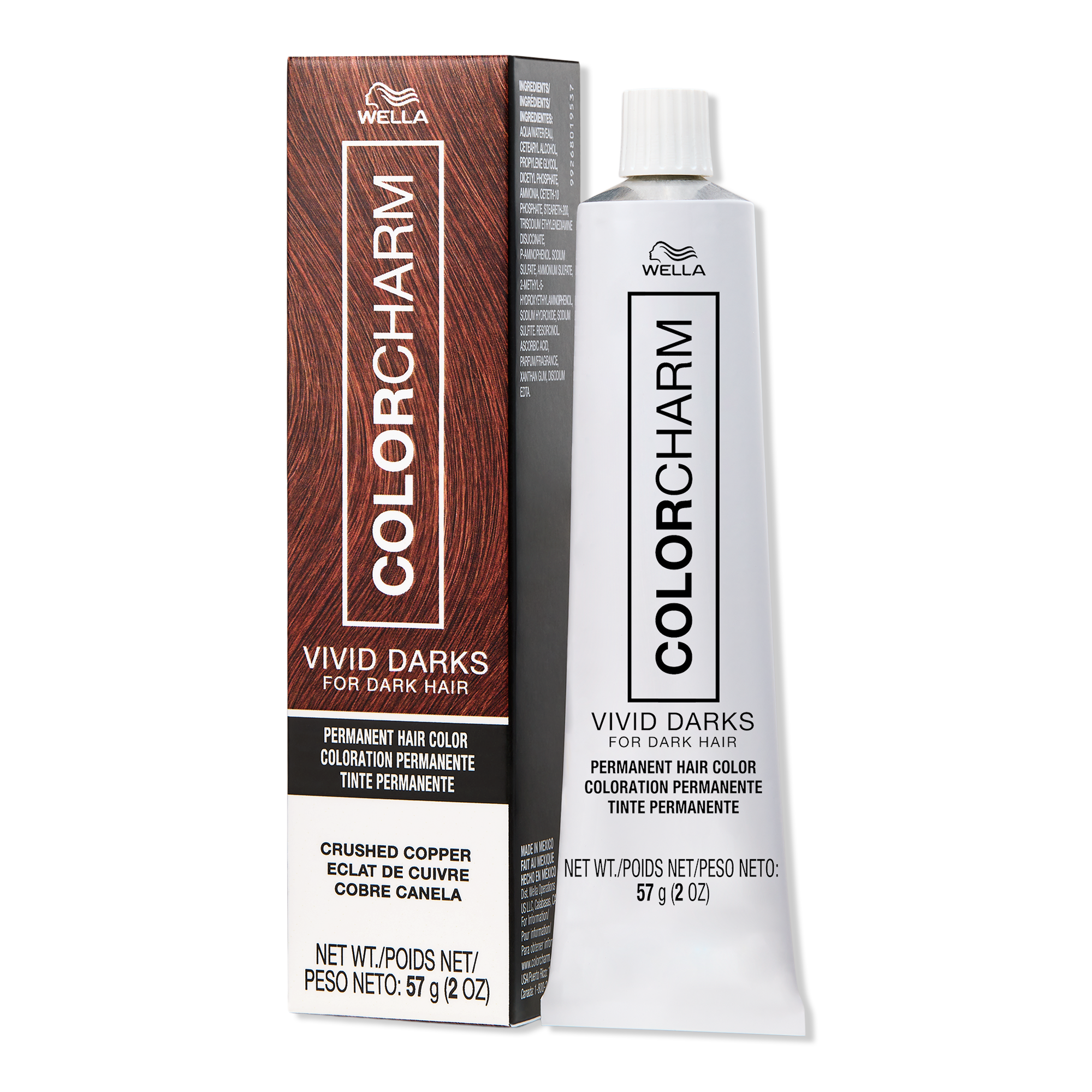 Wella Colorcharm Vivid Darks Permanent Cream Hair Color #1