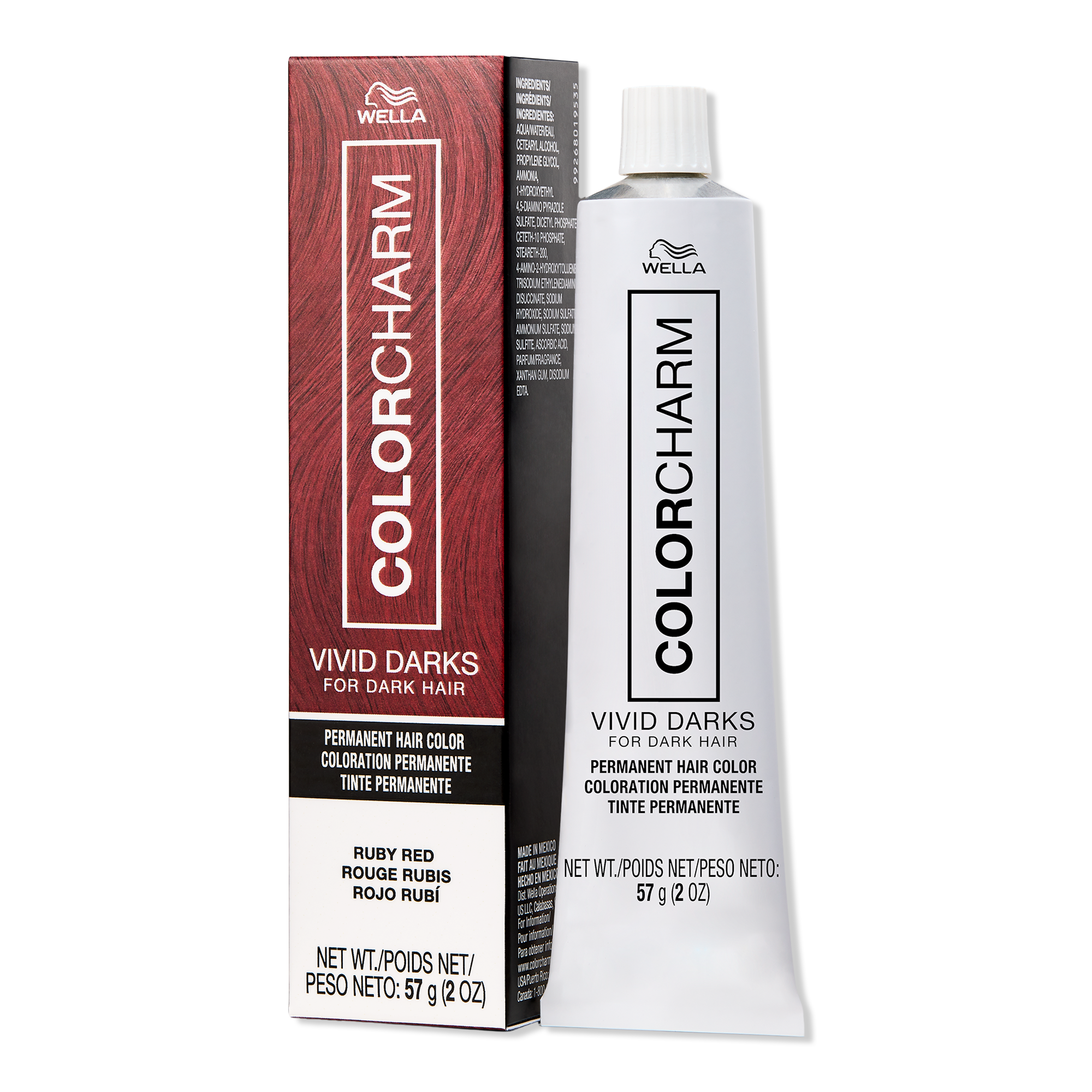 Wella Colorcharm Vivid Darks Permanent Cream Hair Color #1