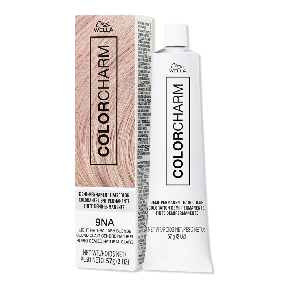 Wella Colorcharm Demi-permanent Cream Hair Color - 9na Light Natural Ash Blonde