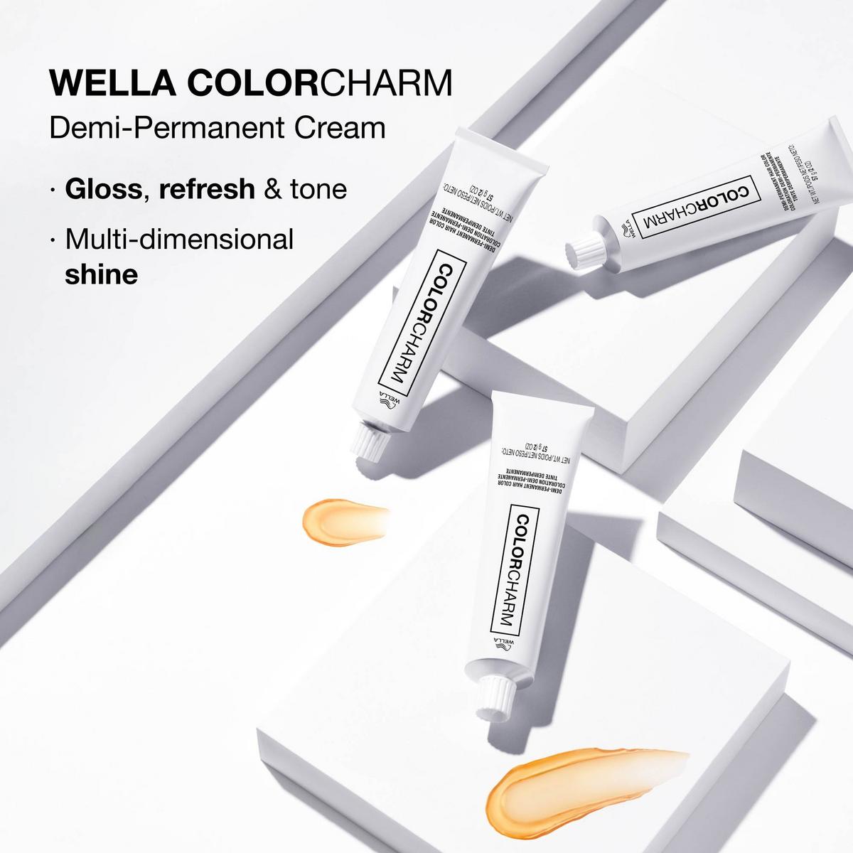 Colorcharm Demi-Permanent Cream Hair Color - 7WG Medium Caramel Blonde