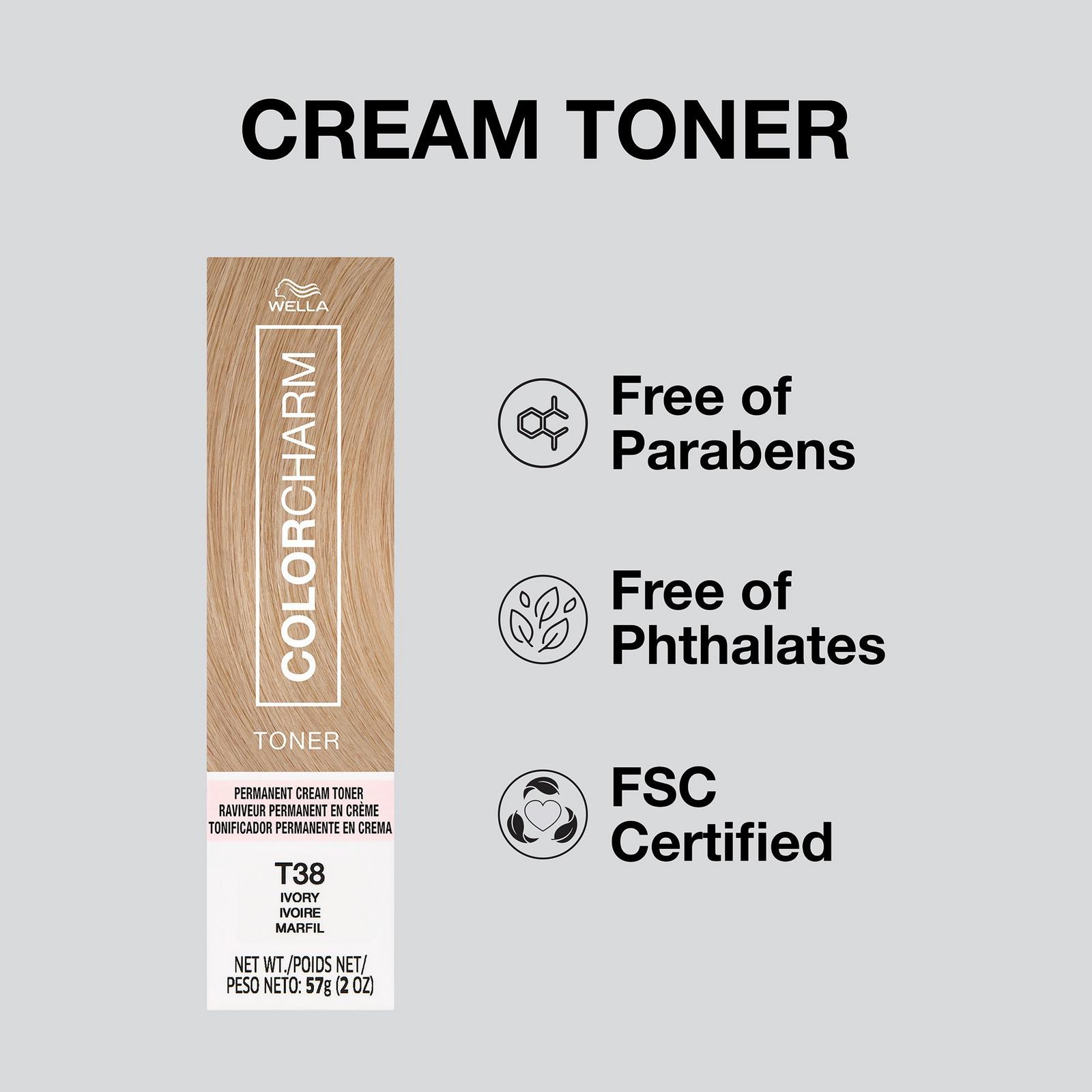 Colorcharm Permanent Crème Toner - T38 Ivory