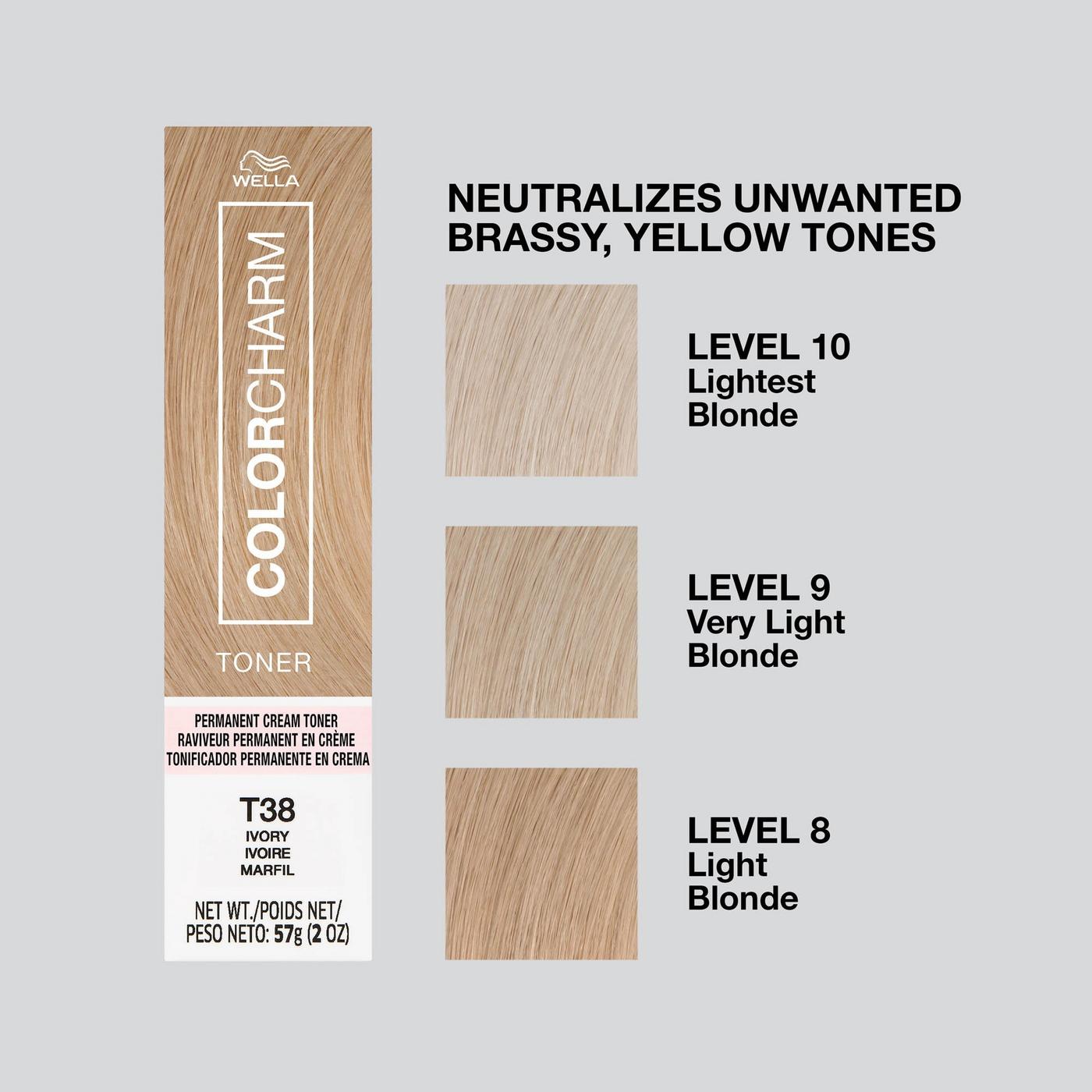 Colorcharm Permanent Crème Toner - T38 Ivory