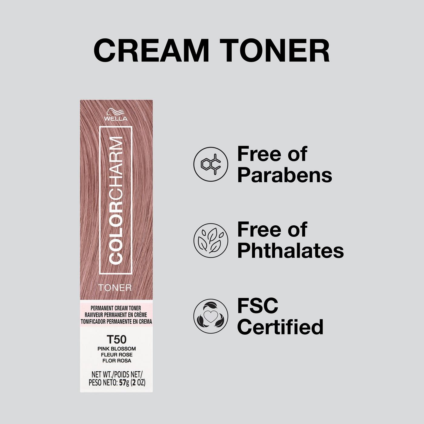 Colorcharm Permanent Crème Toner - T50 Pink Blossom