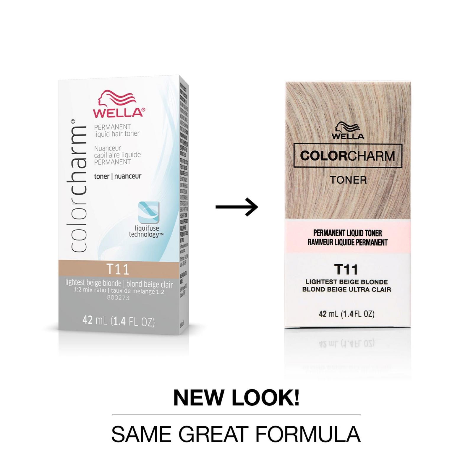 Colorcharm Permanent Liquid Hair Toner - T11 Lightest Beige Blonde