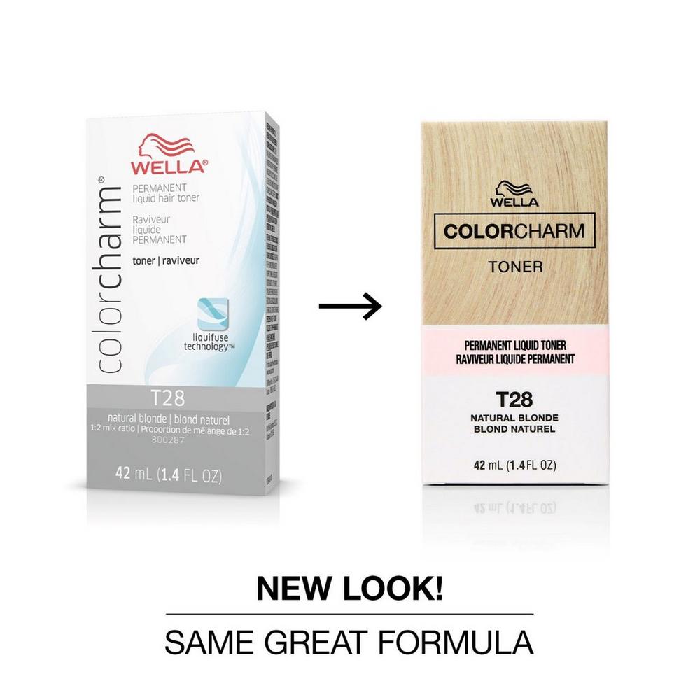 Colorcharm Permanent Liquid Hair Toner - T28 Natural Blonde
