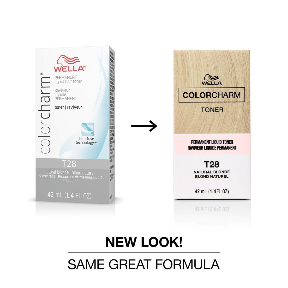 Colorcharm Permanent Liquid Hair Toner - T28 Natural Blonde