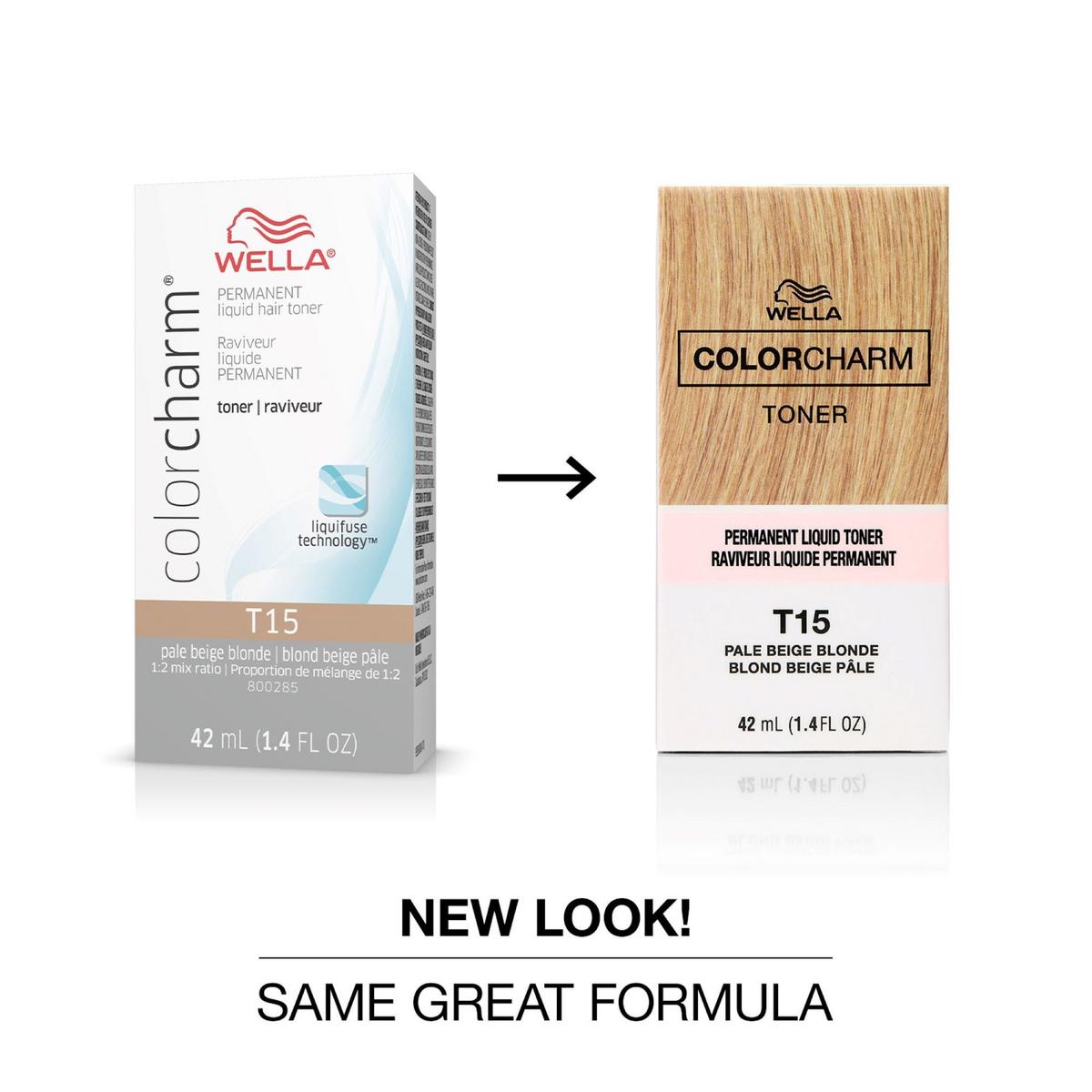 Colorcharm Permanent Liquid Hair Toner - T15 Pale Beige Blonde