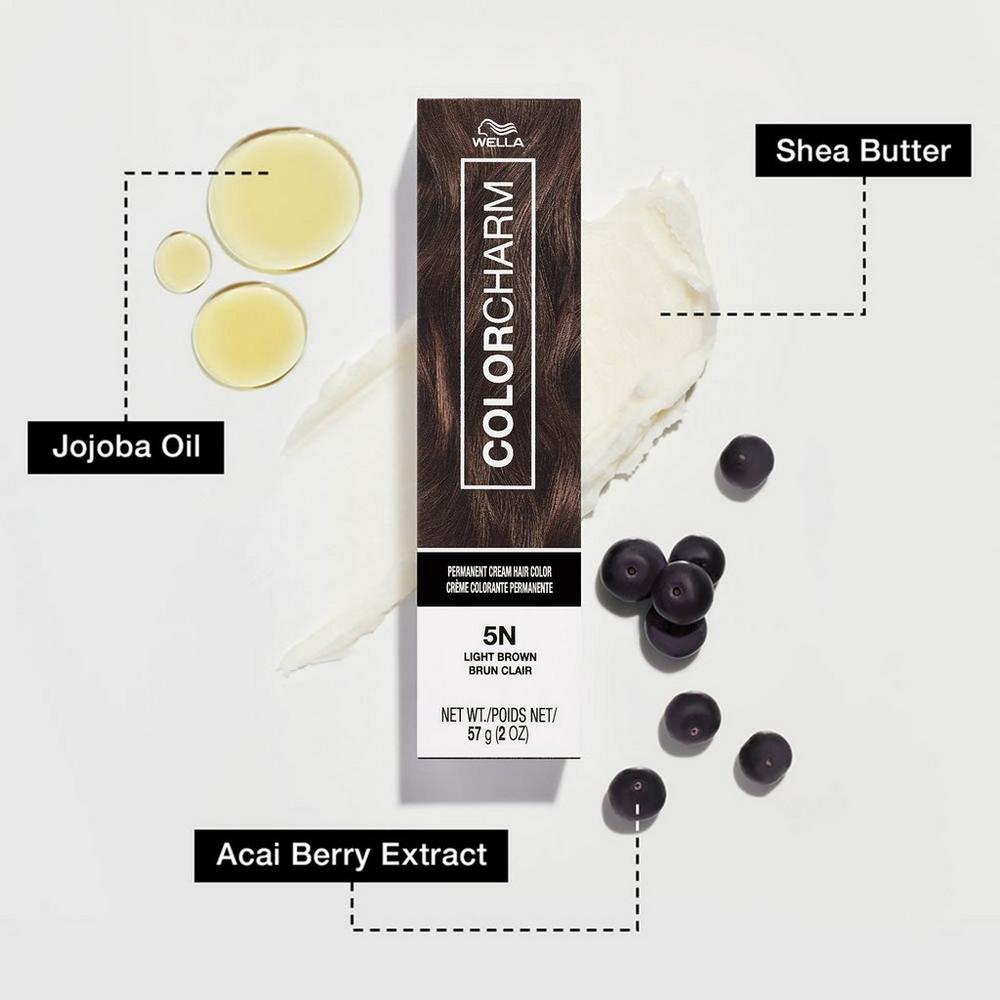 Colorcharm Permanent Cream Hair Color - 5N LIGHT BROWN