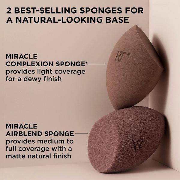 Real Techniques New Nudes 2.0 Bare Finish Makeup Sponge Duo #2
