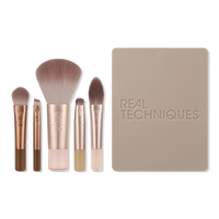New Nudes 2.0 On-The-Glow Mini Brush Set + Mirrored Compact