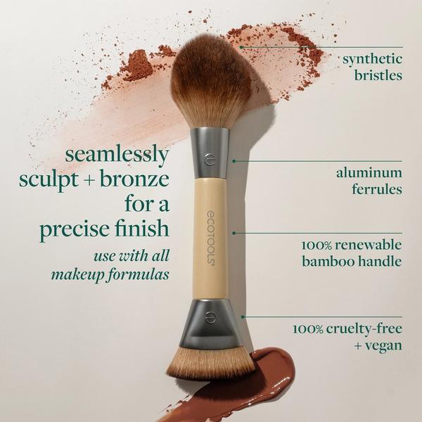 EcoTools Sculpt + Bronze Dual-Ended Brush #2