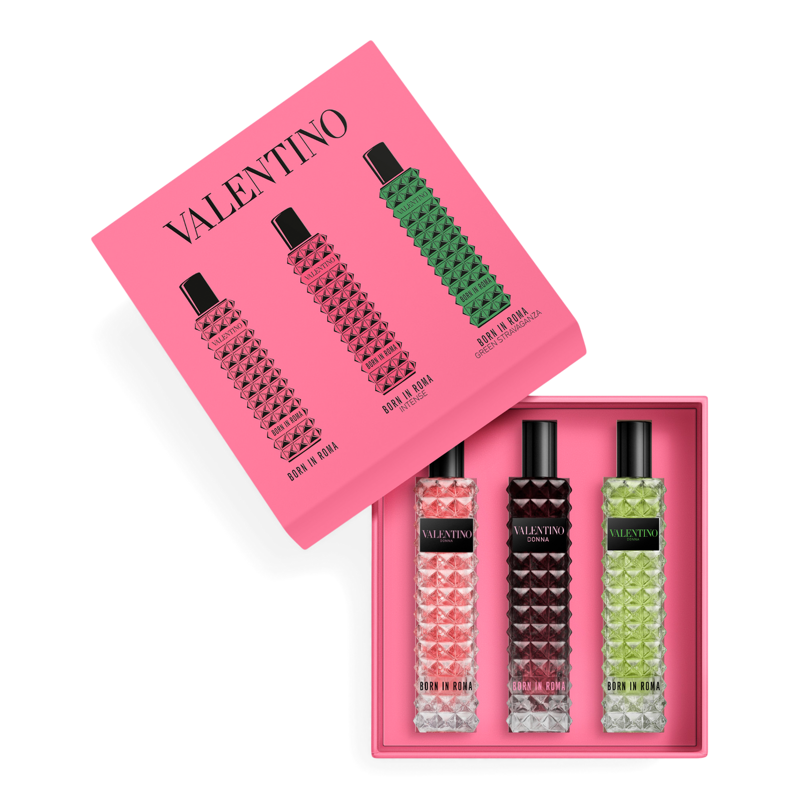 Donna Born In Roma Eau de Parfum Travel Spray Discovery Set