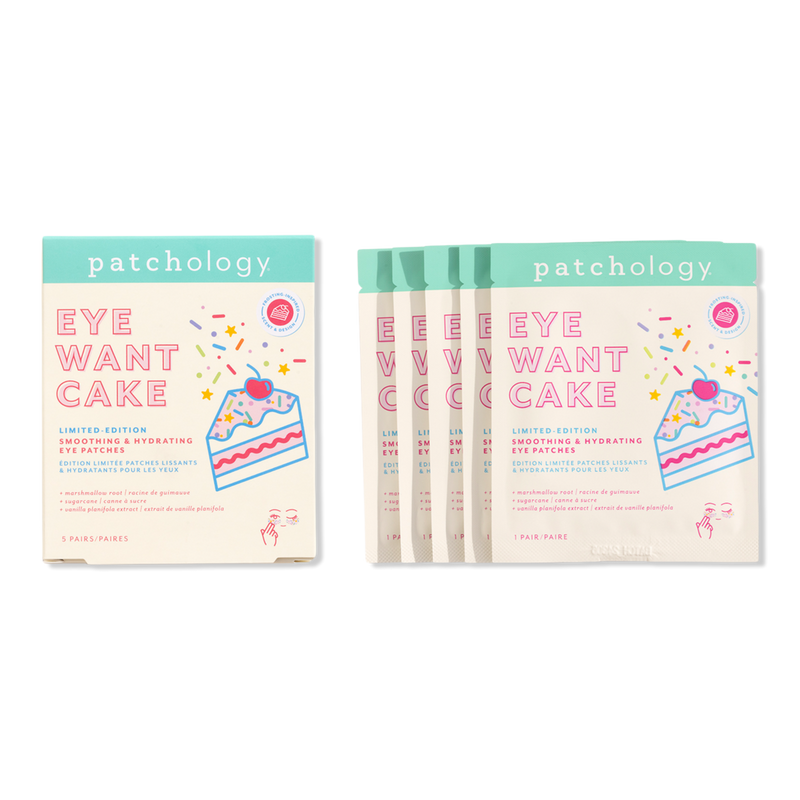 Eye Want Cake Smoothing & Hydrating Eye Patches - 5 pair