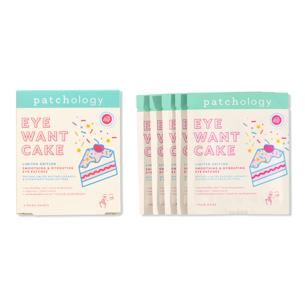 Patchology Eye Want Cake Smoothing & Hydrating Eye Patches - 5 Pair