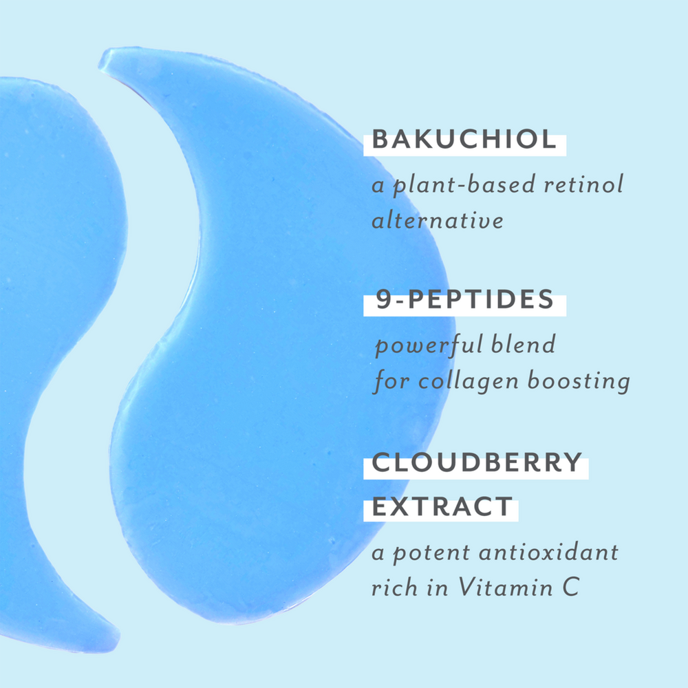 Serve Chilled On Ice Cooling & Firming Under Eye Gel Patches - 15 pair