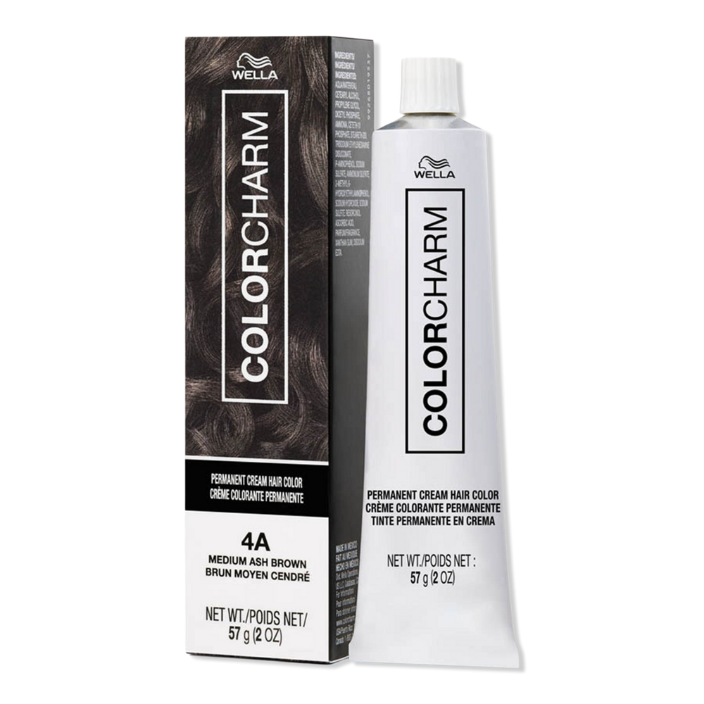 Wella Colorcharm Permanent Cream Hair Color - 4a Medium Ash Brown