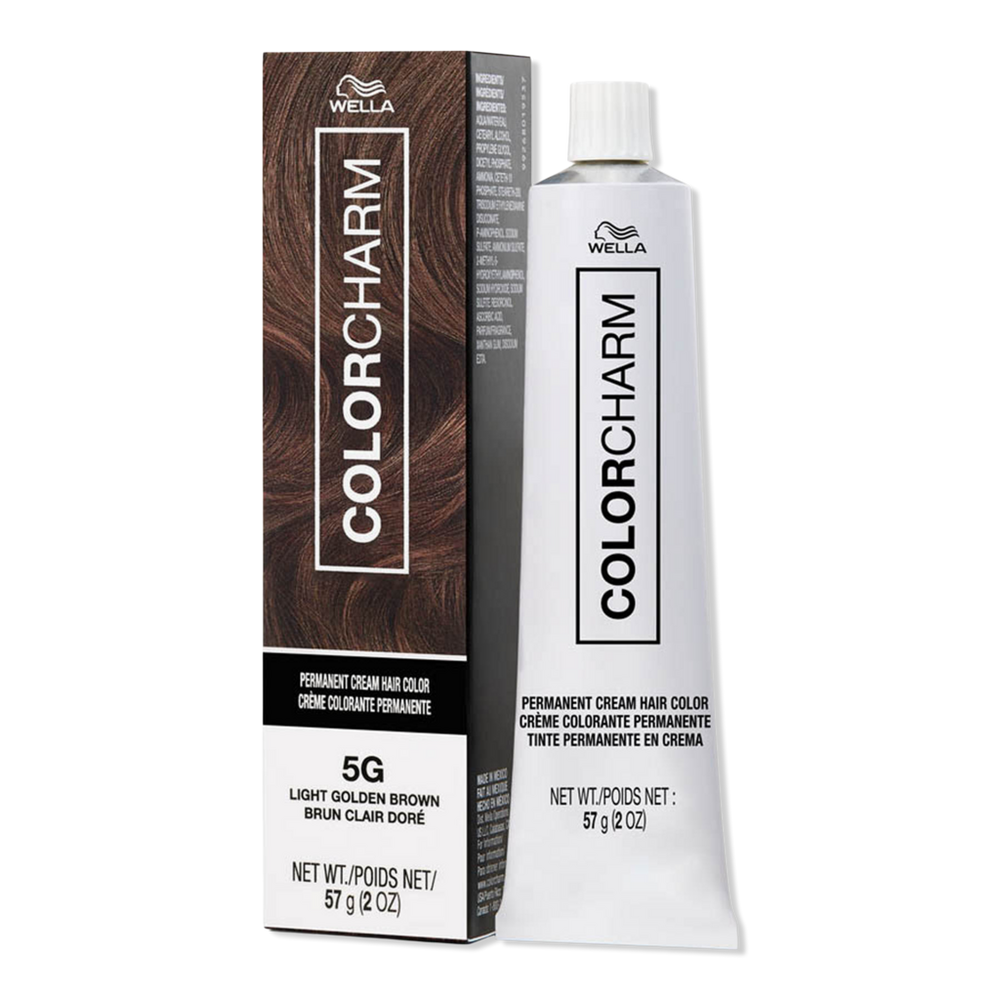 Wella Colorcharm Permanent Cream Hair Color - 5g Light Golden Brown