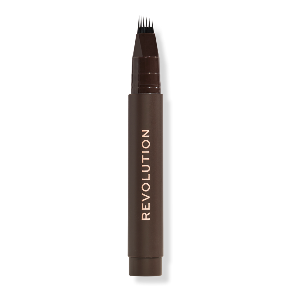 Revolution Beauty Instant Brow Hair Pen - Dark Brown In Brown