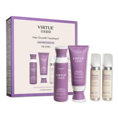 Virtue Flourish Hair Growth Treatment Kit with Minoxidil