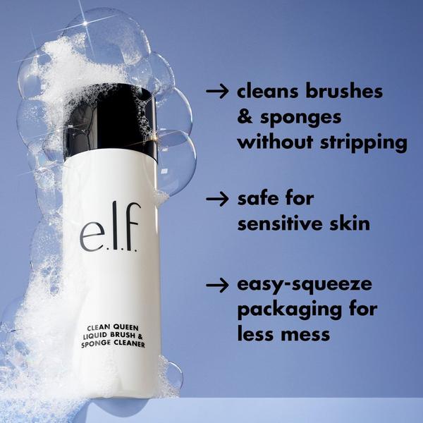 Limpiador Líquido de Brochas y Esponjas Clean Queen 3