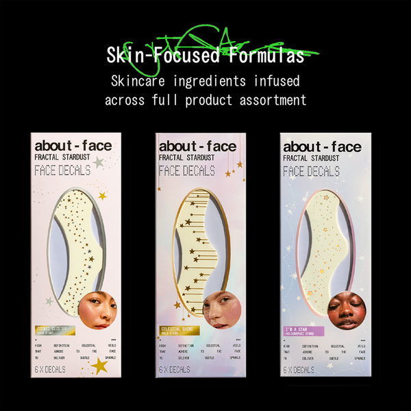 about-face Fractal Stardust Face Decals - I'm A Star #5