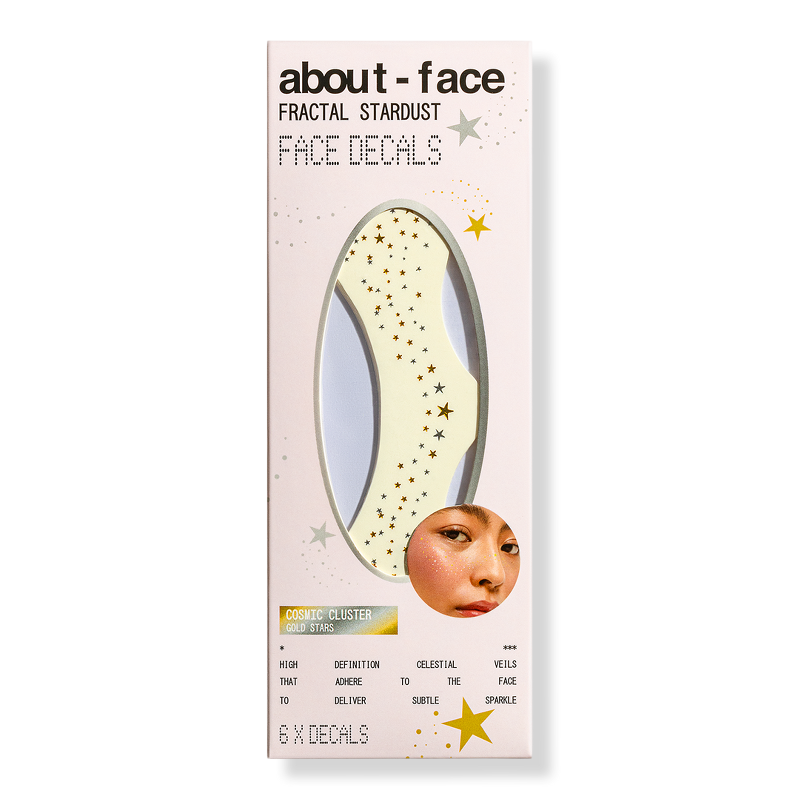 Fractal Stardust Face Decals - Cosmic Cluster