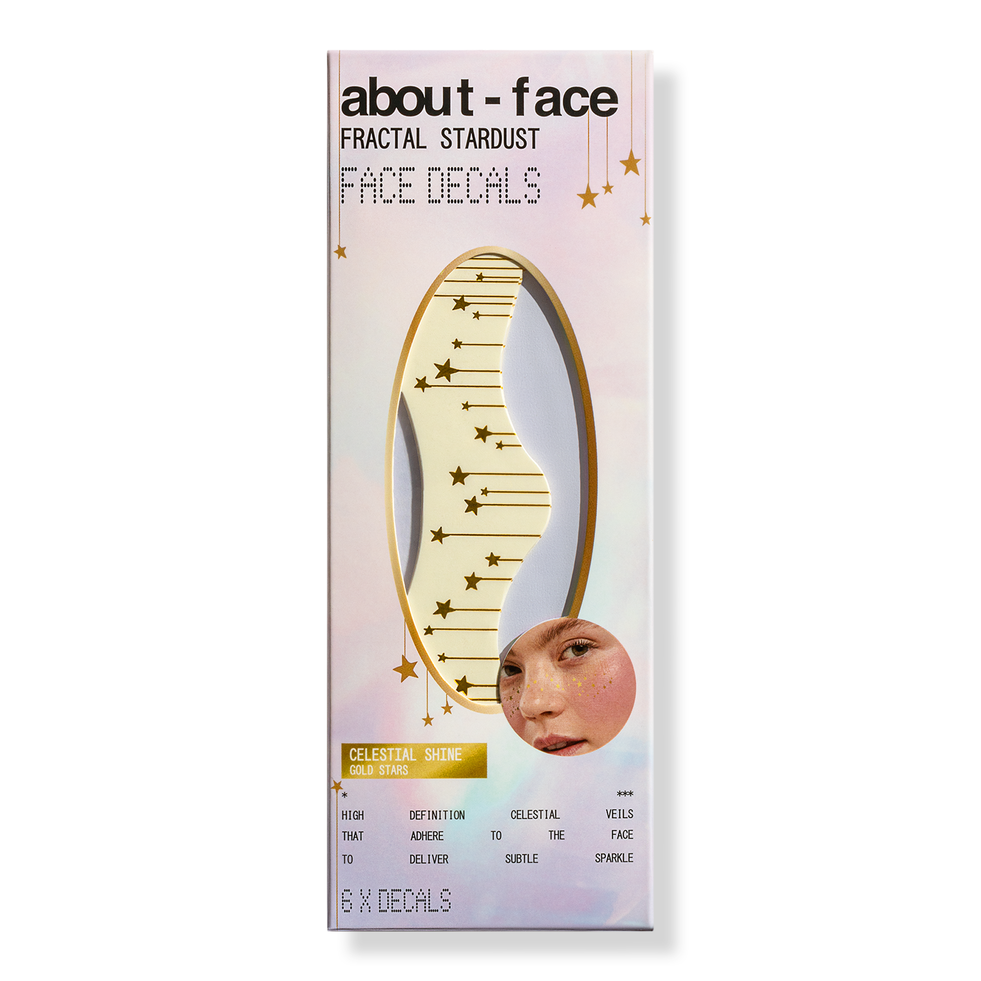 about-face Fractal Stardust Face Decals - Celestial Shine #1