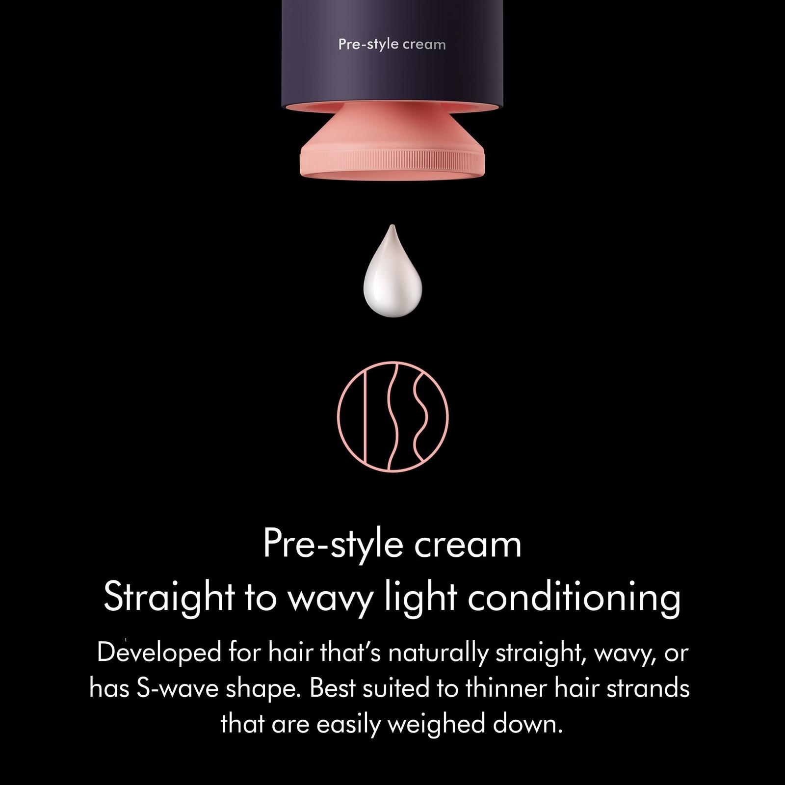 Chitosan Pre-styling Hair Cream for Flexible Hold - Straight to Wavy Hair, Light Conditioning