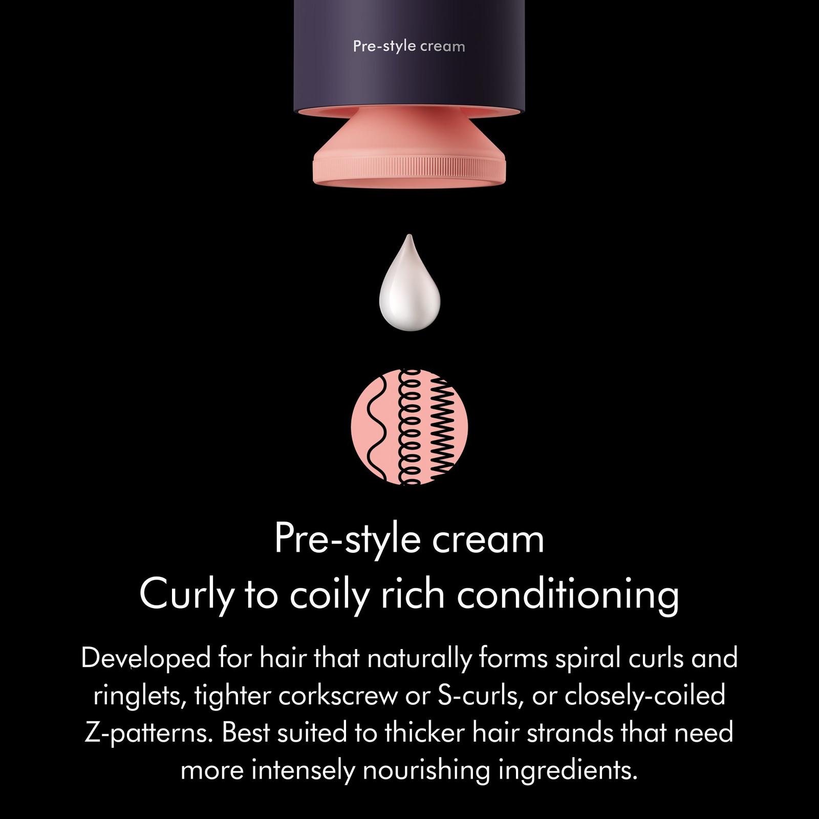 Chitosan Pre-styling Hair Cream for Flexible Hold - Curly to Coily Hair, Rich Conditioning