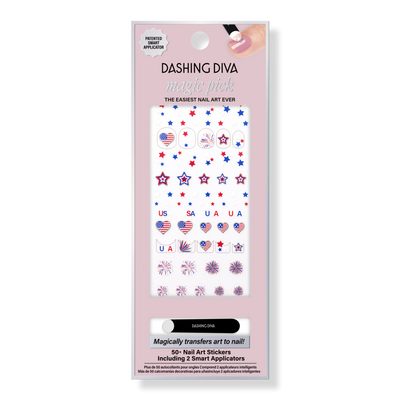 Dashing Diva Firework City Magic Pick Nail Art Stickers