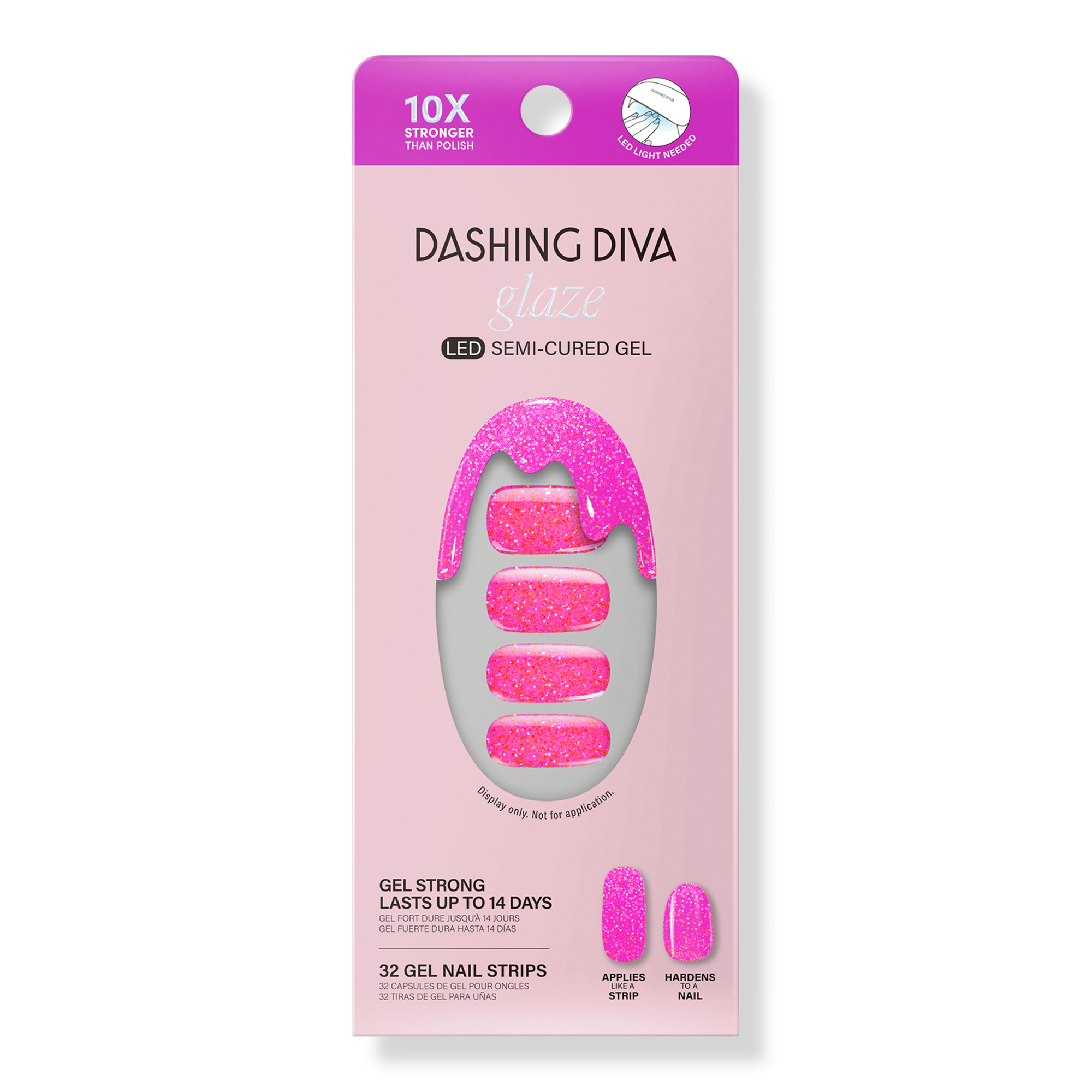 Dashing Diva Glaze Semi-Cured Gel Art #1