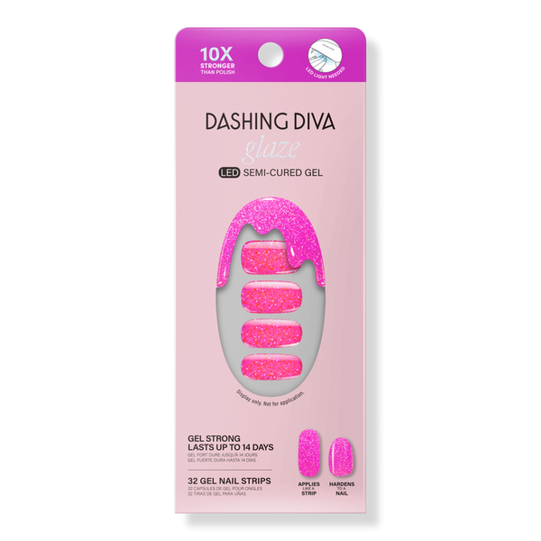 Dashing Diva Glaze Semi-Cured Gel Art #1