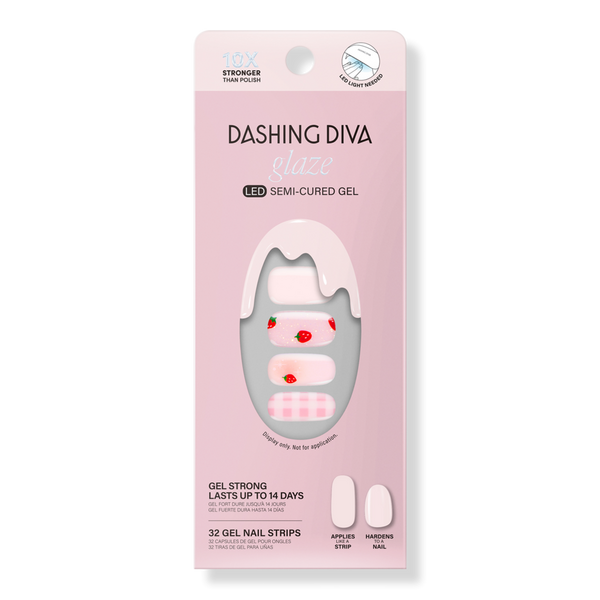Dashing Diva Glaze Semi-Cured Gel Art #1
