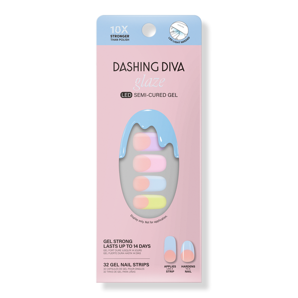 Dashing Diva Glaze Semi-Cured Gel Art #1